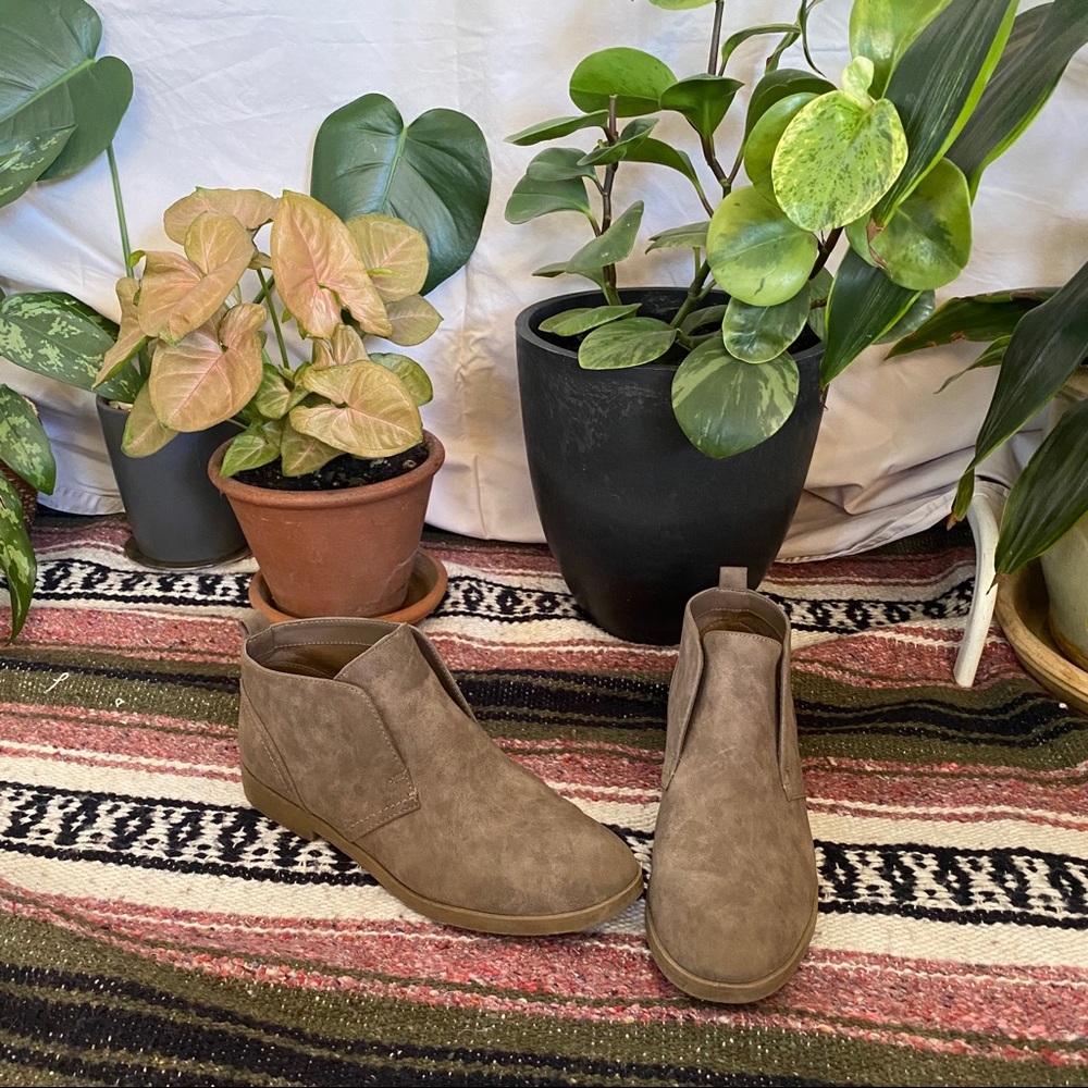 Leather Ankle Booties
